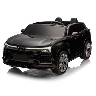 2-местный внедорожник Chevrolet Blazer с дистанционным управлением, 24 В, Детские автомобили на батарейках, MP3-плеер, светодиодные фары, Bluetooth, черный
