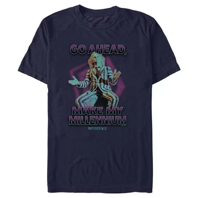 Мужская футболка Beetlejuice Make My Millennium, синяя
