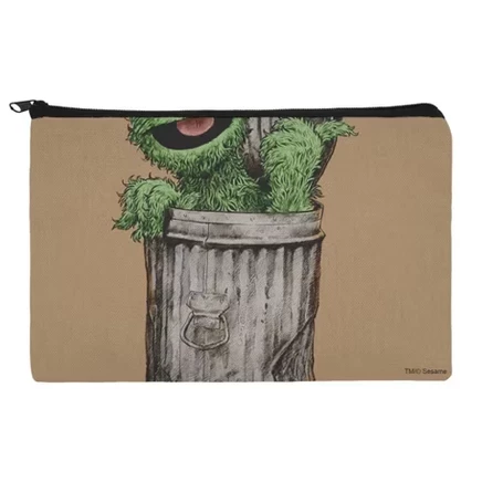 Винтажная косметичка-органайзер для макияжа Oscar The Grouch