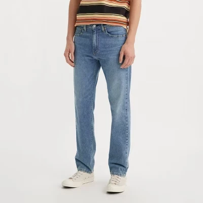 Мужские джинсы levi's 505 regular прямого кроя, синие