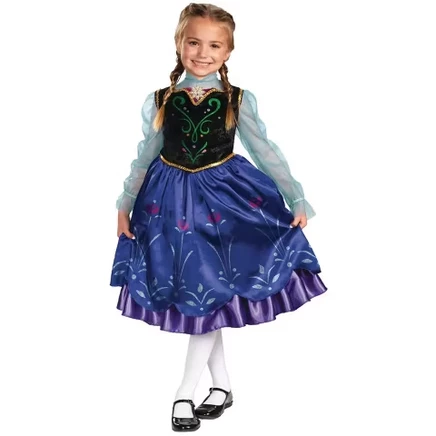 Роскошный костюм Disney Frozen Anna для девочек 7-8 лет