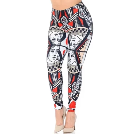 Женские легинсы Only Leggings Queen of Hearts, разноцветные