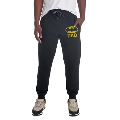 Унисекс джоггеры Batman Bat Dad с карманами, черные