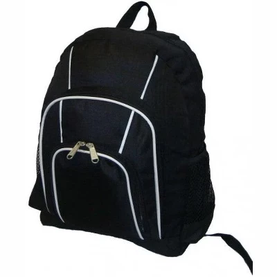 Детский рюкзак K-Cliffs 16″ с боковыми сетками, черный