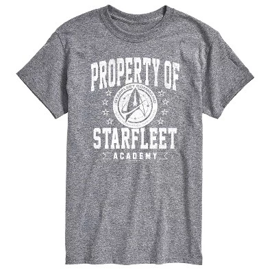 Мужская футболка Star Trek Property of Starfleet, серая