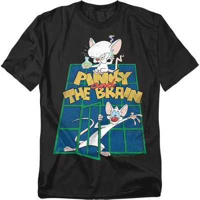 Мужская футболка Pinky and the Brain Ol Standard, черная