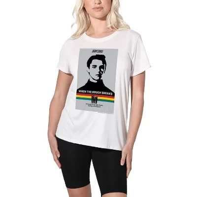 Женская футболка Tng Сезон 1 Серия 17 Свободная футболка Белая white