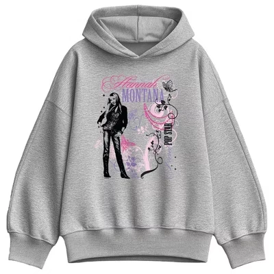 Женское худи Hannah Montana Secret Pop Star, меланжевое