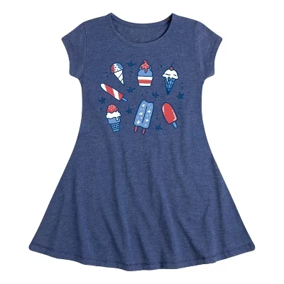 Праздничное платье с коротким рукавом heather Navy с графическим принтом 