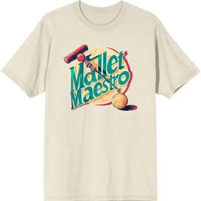 Мужская футболка Bioworld «Mallet Maestro», бежевая