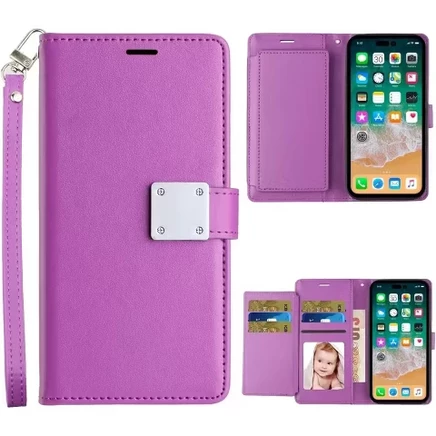 Чехол-кошелек ENTRONIX для iPhone 14, фиолетовый