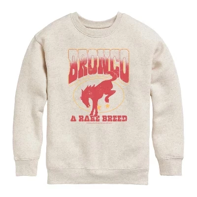 Флисовая толстовка Bronco Rare Breed с графическим рисунком и длинным рукавом из натурального меха