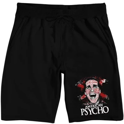 Мужские пижамные шорты American Psycho, черные