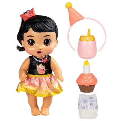 Кукла Baby Alive Birthday Bestie с аксессуарами, черная