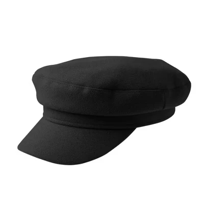 Женская регулируемая кепка-берет Newsboy Soho Cap черного цвета