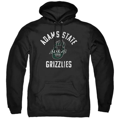Мужская толстовка с капюшоном с официальным логотипом Grizzlies от Государственного университета Адамса, черная