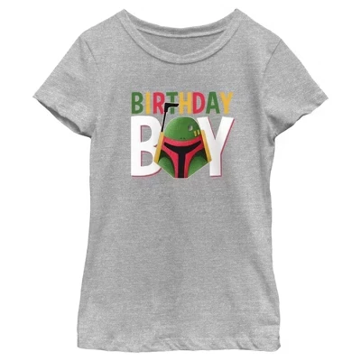 Футболка для девочек Star Wars Boba Fett, меланж
