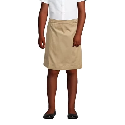Девочкам юбка-шорты Lands End Blend Chino, хаки