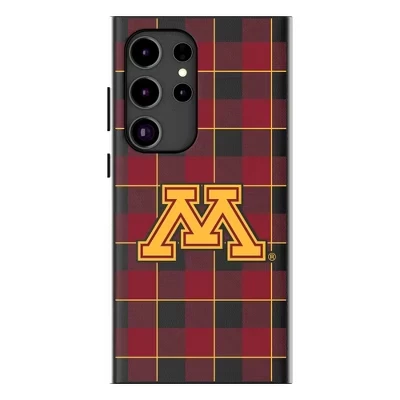 NCAA Big Ten Universities Клетчатый чехол для мобильного телефона, совместимый с MagSafe, для Samsung Galaxy minnesota golden gophers