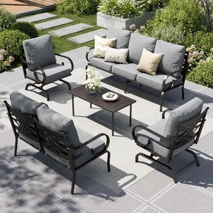 Набор уличной мебели Captiva Designs, 5 предметов, серый
