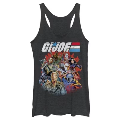 Женская майка G.I. JOE «Команда», черная