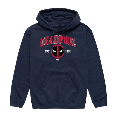 Мужское худи Marvel Deadpool Collegiate, синее