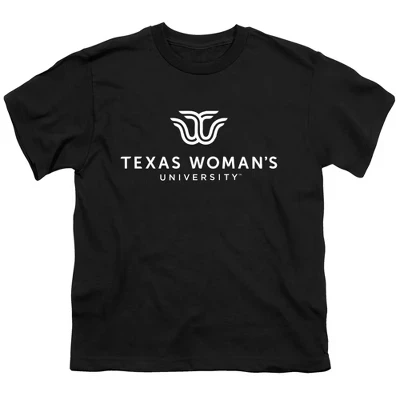 Детская футболка NCAA Texas Woman's University, черная