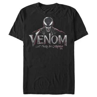 Озорная футболка Men's Venom: Let There be Carnage черного цвета