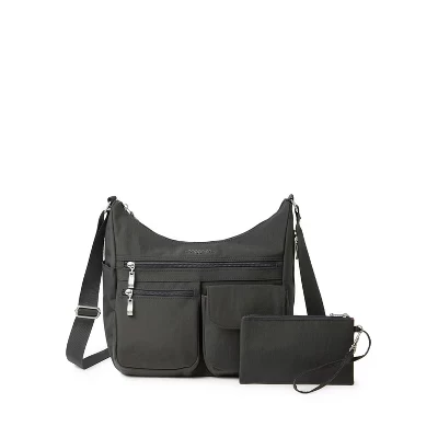 женская сумка baggallini Everywhere Bagg через плечо с RFID-браслетом.