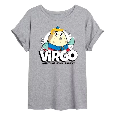 Женская футболка с объемным рисунком Mrs. Puff Virgo, амбициозная, Добрая и терпеливая