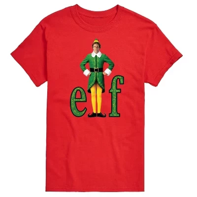 Мужская футболка Elf Buddy, красная