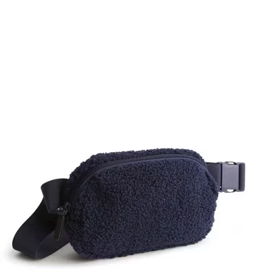 Женская флисовая сумка Woodward Small Belt Bag синего цвета