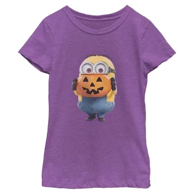 Футболка для девочек Despicable Me Дэйв, фиолетовая