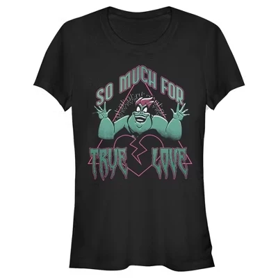 Женская футболка Ursula So Much For True Love для юниорок черного цвета