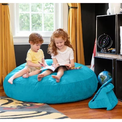 Jaxx Cocoon 4 Foot Bean Bag Chair and Crash Pad turquoise
