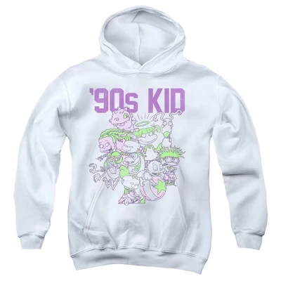 Худи для мальчиков Nickelodeon 90s Kid, белое