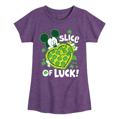 Приталенная футболка с коротким рукавом и рисунком Slice Of Luck