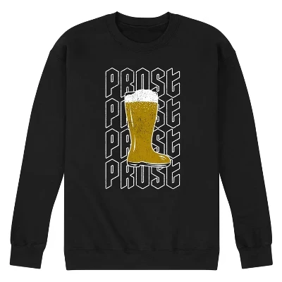 Мужская флисовая толстовка Das Boot Prost с графическим рисунком, черный