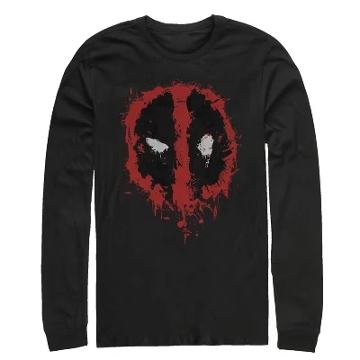 Мужской лонгслив Marvel Deadpool, черный