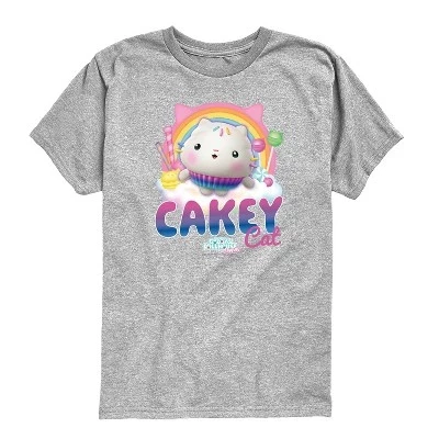 Футболка Cakey Cat Tee с коротким рукавом и графическим рисунком athletic heather