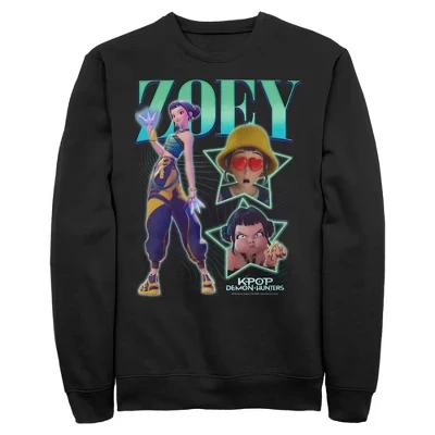 Мужская толстовка с логотипом Zoey Super Star черного цвета