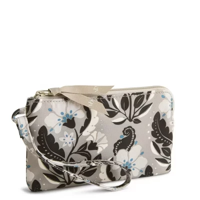 Женский кошелек Vera Bradley Lighten Up на молнии, принт ирисы