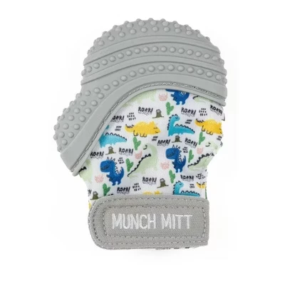 Прорезыватель Malarkey Kids Munch Mitt, с динозавром
