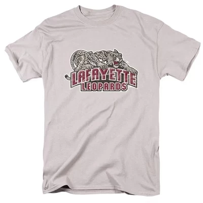 Мужская футболка Lafayette College Official Distressed Primary черного цвета