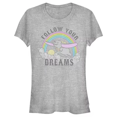 Женская футболка Junior's Over the Rainbow от athletic heather