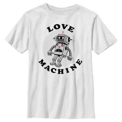 Футболка Boy's Lost Gods Love Bot Machine для мальчика, белая