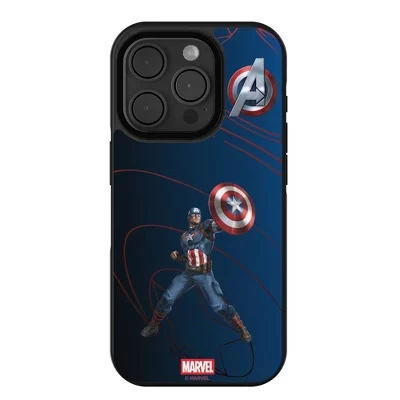 Чехол для мобильного телефона Marvel Avengers MechLine Bump для Apple iPhone captain america