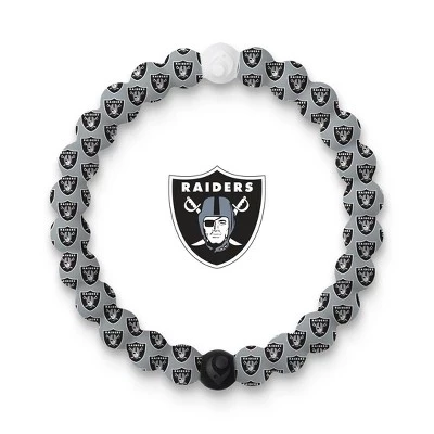 Браслет с логотипом NFL Las Vegas Raiders серый