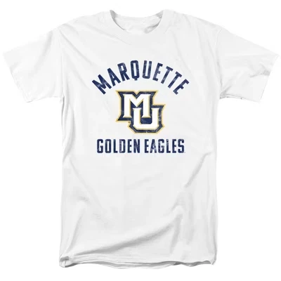 Мужская официальная футболка университета Маркетт с логотипом Golden Eagles, белая