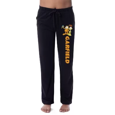 Женские пижамные брюки Garfield Odie, черные